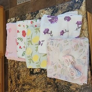 Baby Girl Swaddle Blankets